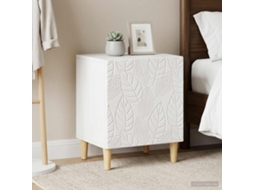 Vidaxl Mesa-de-cabeceira 2 Pcs Branco 43 X 34,5 X 50 Cm