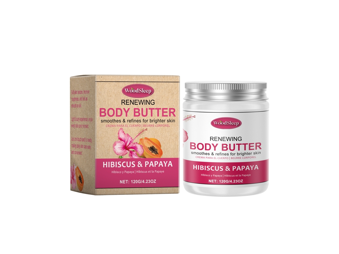 Hidratante Natural com Mamão, Hibisco e Manteiga para Pele Saudável LAXISCREED