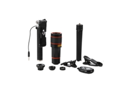 Conjunto de Lentes LAXISCREED 12x Teleobjetiva Grande Angular Macro