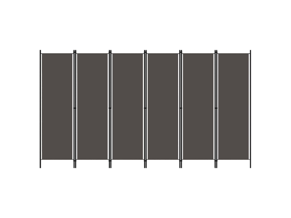 Room Divider, Room Dividers Vidaxl Antracite Tecido (n/a)
