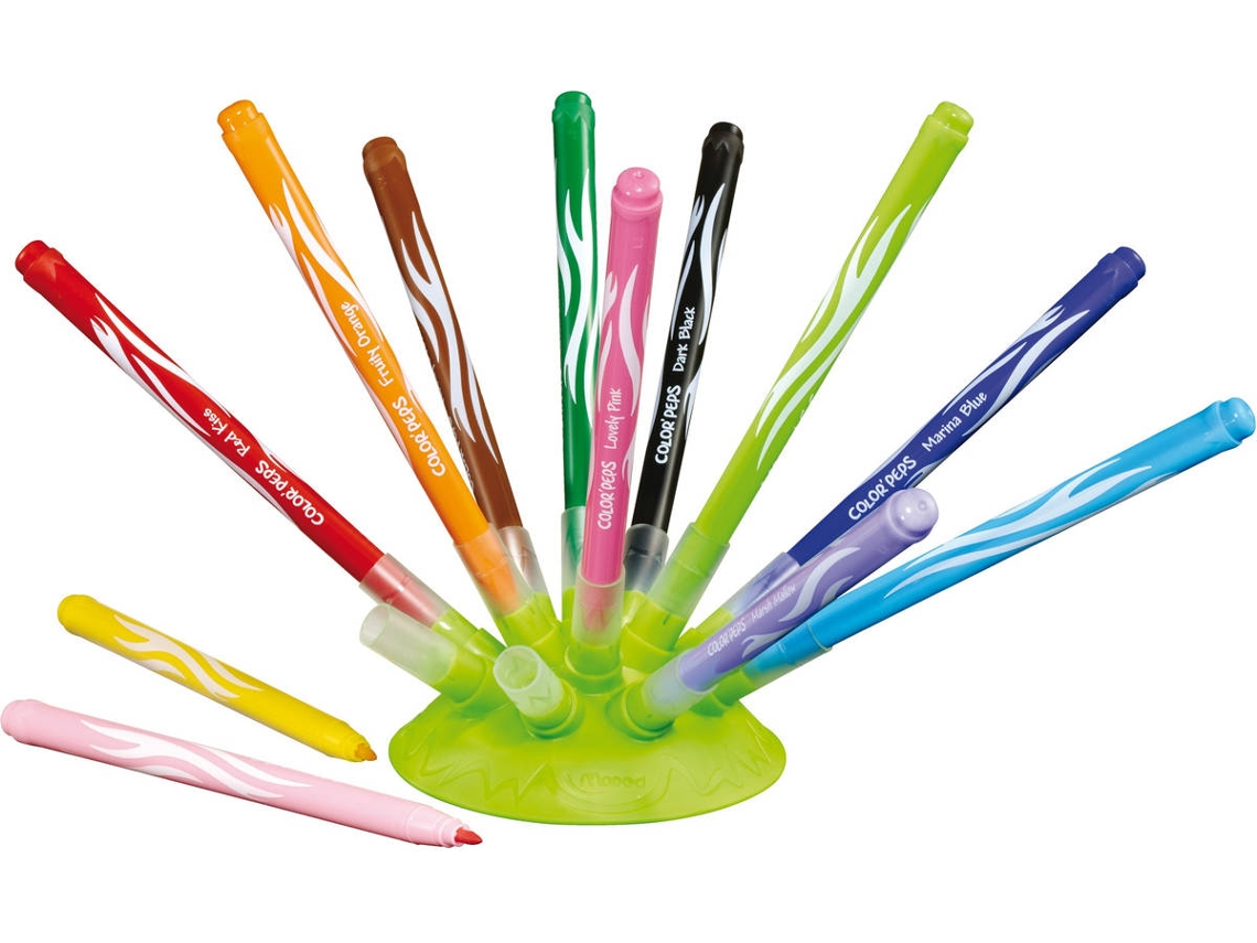 Canetas de Feltro MAPED 845445 Multicor - Plástico)