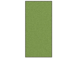 Maison Exclusive - Tapete De Entrada Verde E Preto 120 X 250 Cm 100% Poliamida