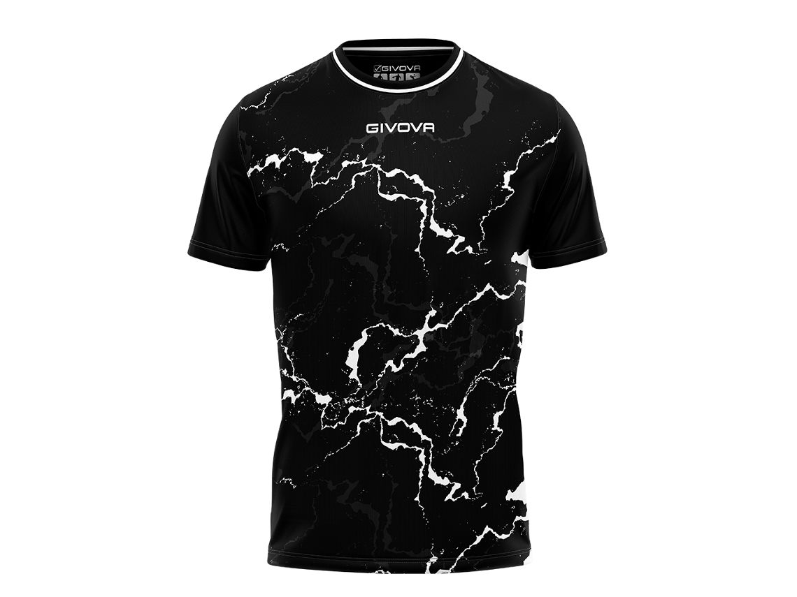 Camisa de futebol masculina Givova Graphite Interlock, tamanho XL