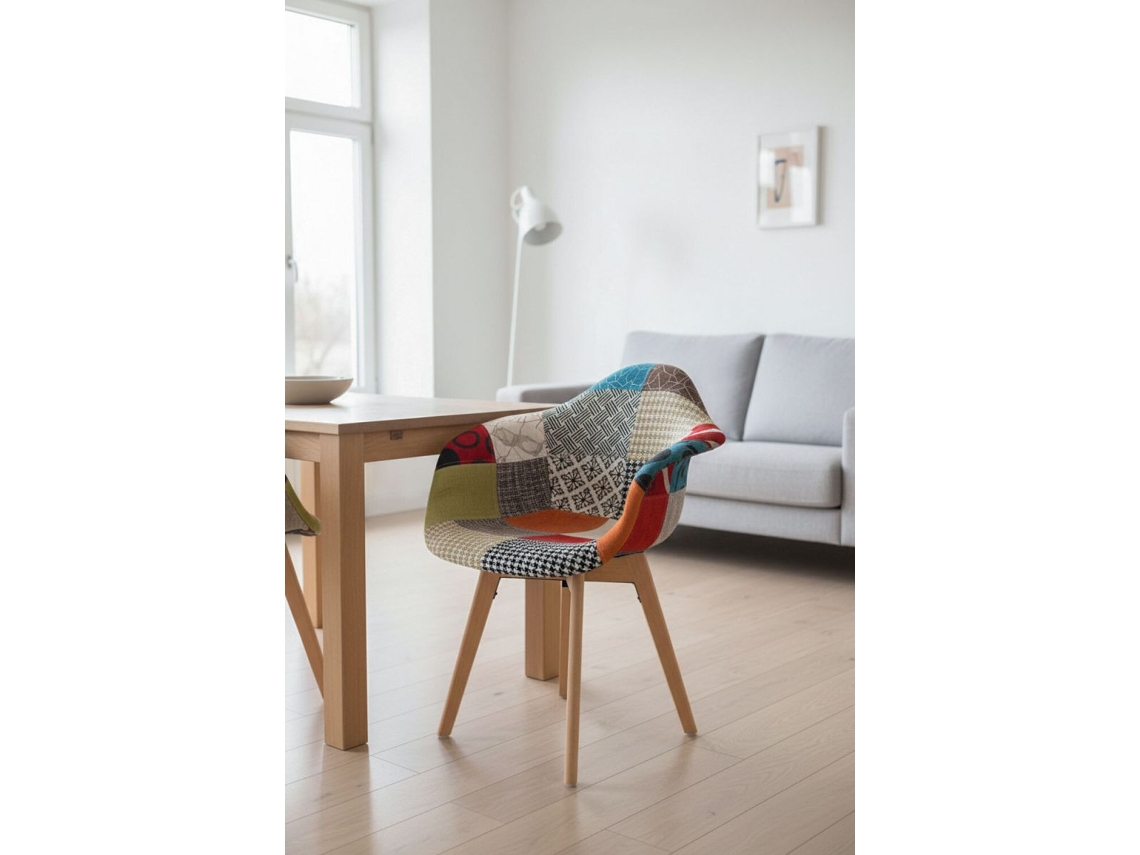 Cadeira Belu Patchwork - Patchwork Cores