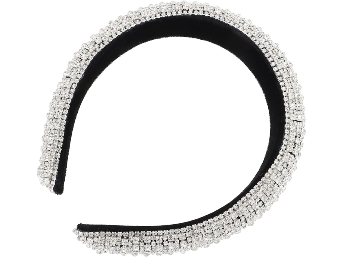 Tiara De Cabelo Elegante Com Strass Para Noivas, Acessório Chique Para Casamentos E Festas.