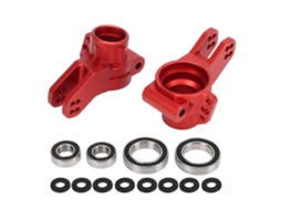 Pieza De Atualização De Carro Rc Porta-malas Traseiro De Alumínio Para Carros Rc Arrma 1/7 1/8 Vermelho