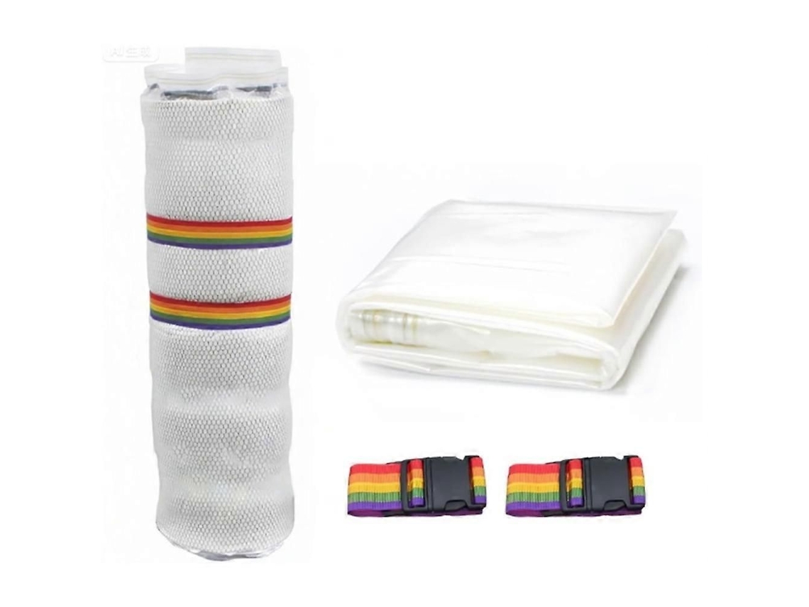 Saco De Armazenamento A Vácuo Para Colchão Látex 200 X 250 Cm Com 2 Tiras, Capa Espessur 5 15