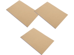Bloco de cópias autocopiativas triplicadas, 3 blocos, 60 folhas de papel para escrita.