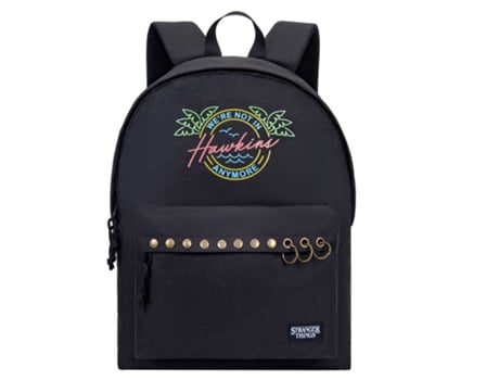 Mochila Stranger Things Hawkins Neon 43cm Netflix