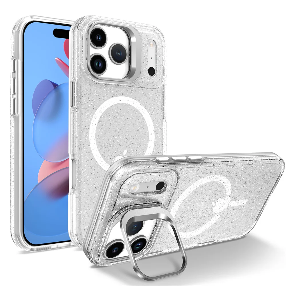 Capa Magnética Magsafe Para Iphone (iphone 16e, Branca), Capa Protetora Transparente.