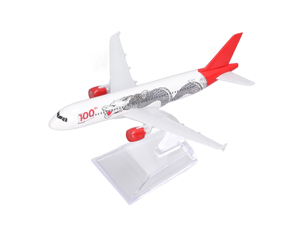 Mali modelo de Avião de Liga com Base Estável Escala Precisa Comprimento da Asa 14cm