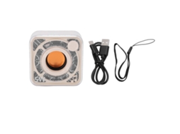 Caixa de som Bluetooth off white, estilo mecânico, 3W EOOCOO