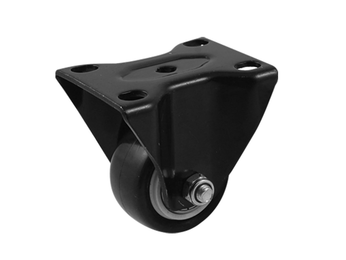 Roda Para Carrinho Aexit De 1,6 Cm De Diâmetro -, Preta