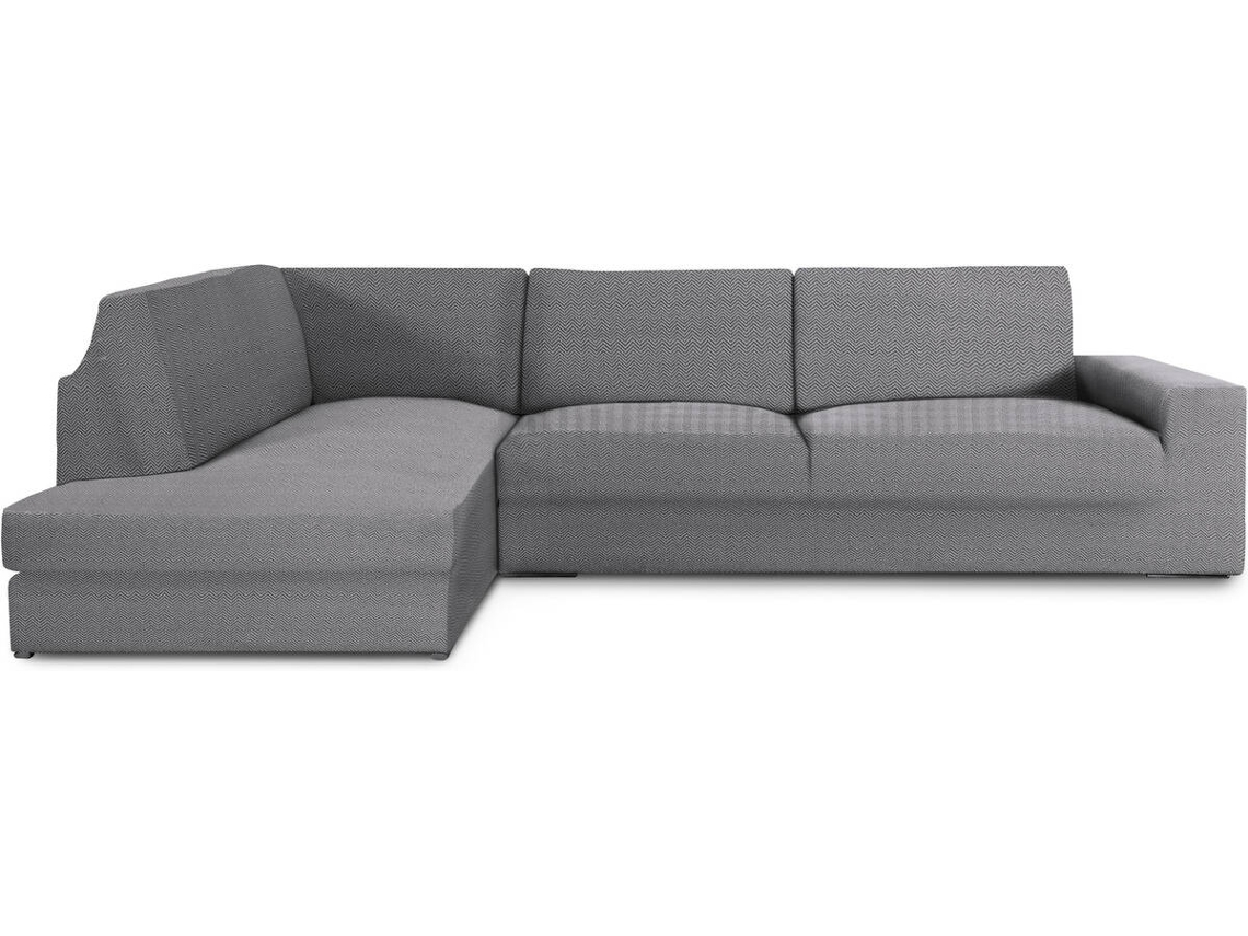 Capa de Chaise Longue de Canto Esquerda EYSA Premium Jaz Tecido Multielástico (500 x 110 x 120 cm - Poliéster e Algodão - Gris)