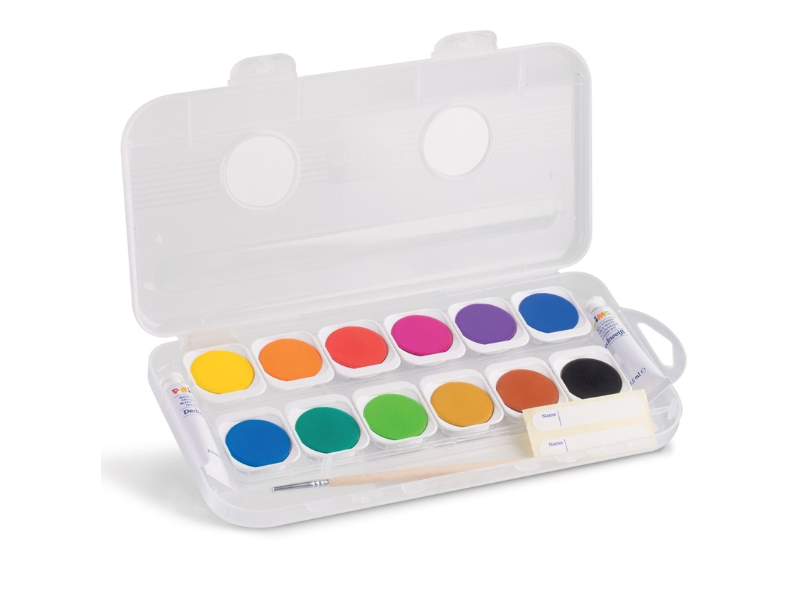 12 aquarelas em copos PRIMO Ø 30 mm
