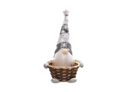 Laxiscreed Cesta Natalícia De Bambu Com Forma De Velho, Presente De Natal Original E Sustentável