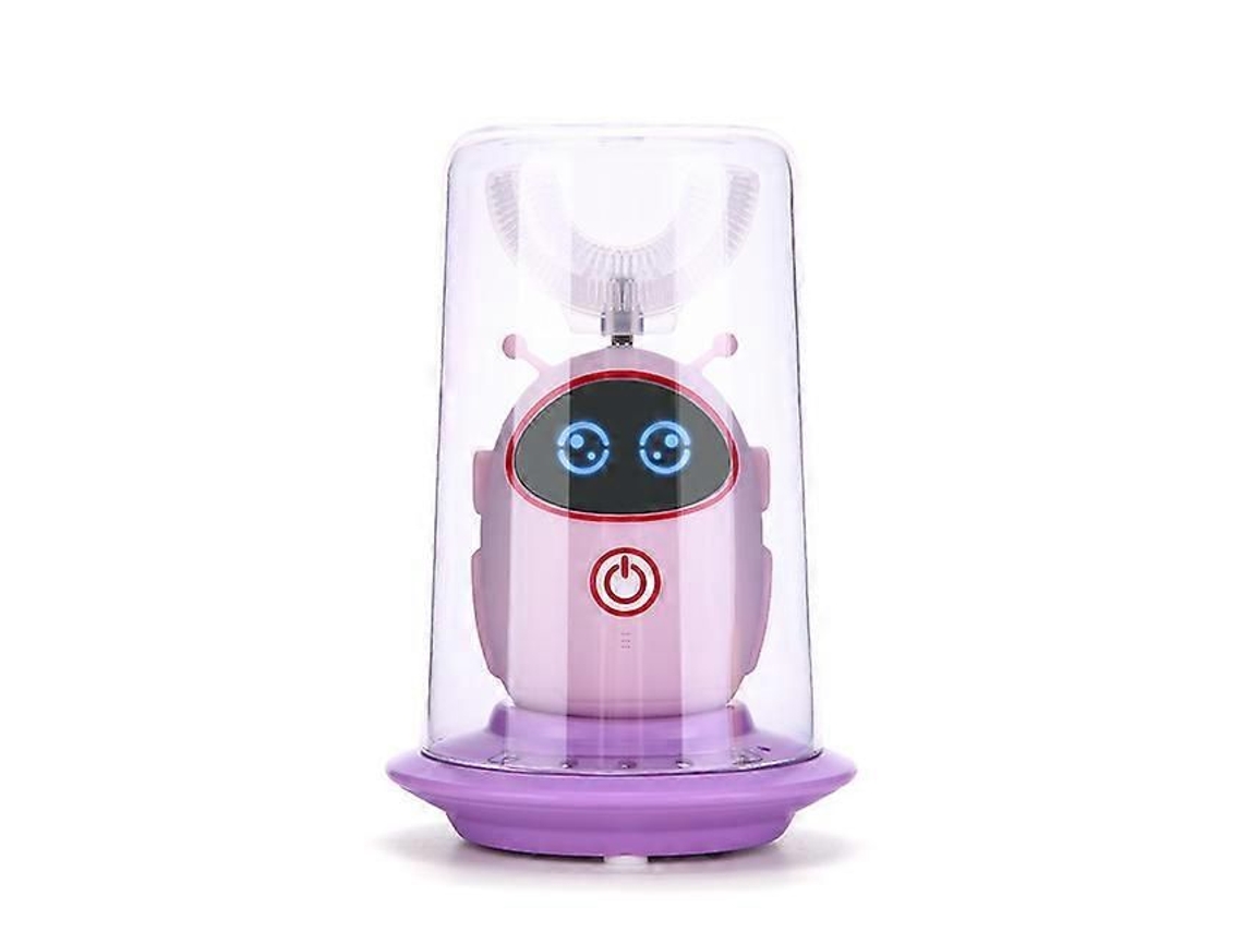 Escova De Dentes Elétrica Sônica Infantil Smart 360 Tipo U Para Crianças De 2 A 12 Anos