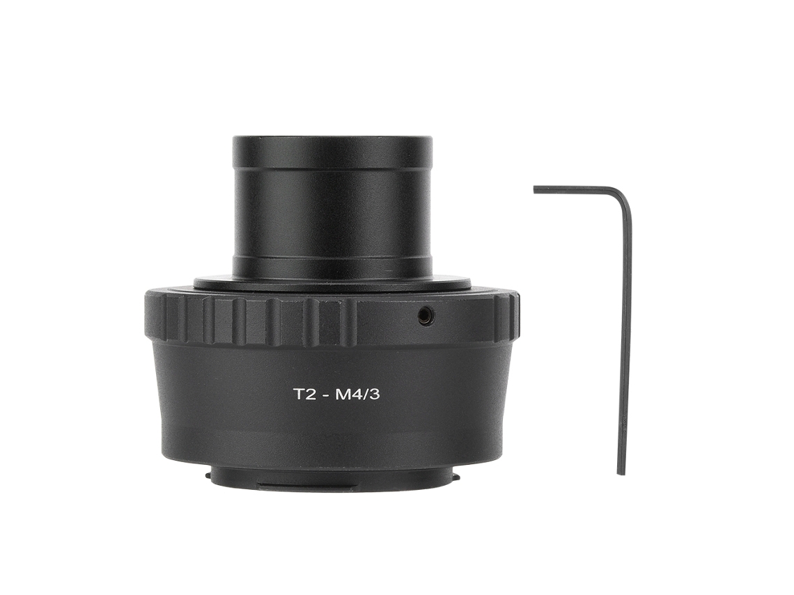 T2 m4/3 Metal 1.25 Inch Telescope Mount Adapter Ring To For Olympus M4/3 Camera LAXISCREED