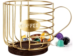 Cesto Para Cápsulas De Café, Porta-cápsulas Armazenamento Armazenar E Para Máquina De Café Com Design Reutilizável E Fácil Limpeza