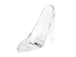 Figurinhas De Sapatos De Salto Alto Cinderela Em Cristal - Presente De Aniversário Para Decoração E Casamentos Transparente