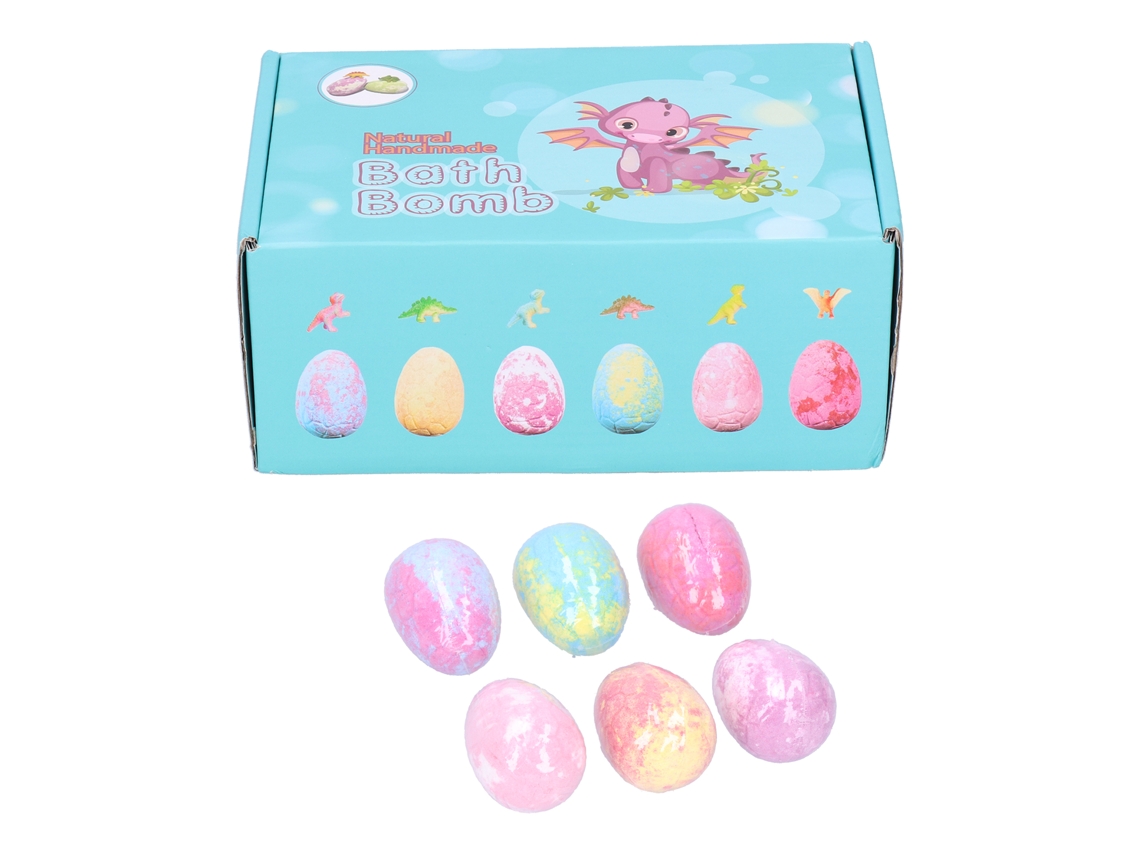 Bola de Sal de Banho com Óleo Essencial de Extração Vegetal para Crianças 120gx6 Borbulhos