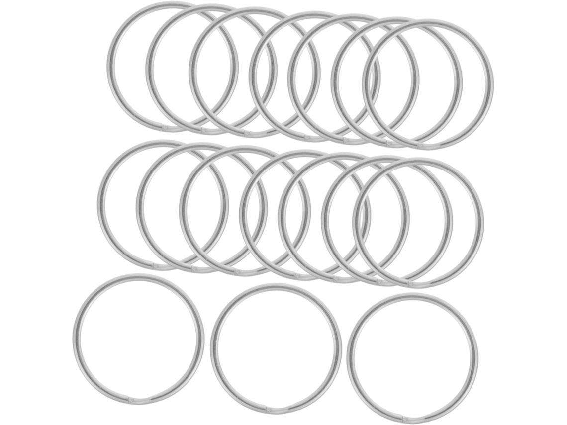 Conjunto De 100 Argolas De Aço Para Chaveiros, Acessórios Para Chaveiros, Argolas De Metal Para...