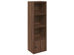 Bookcase, Bookcases Vidaxl Marrom Madeira Processada (n/a)