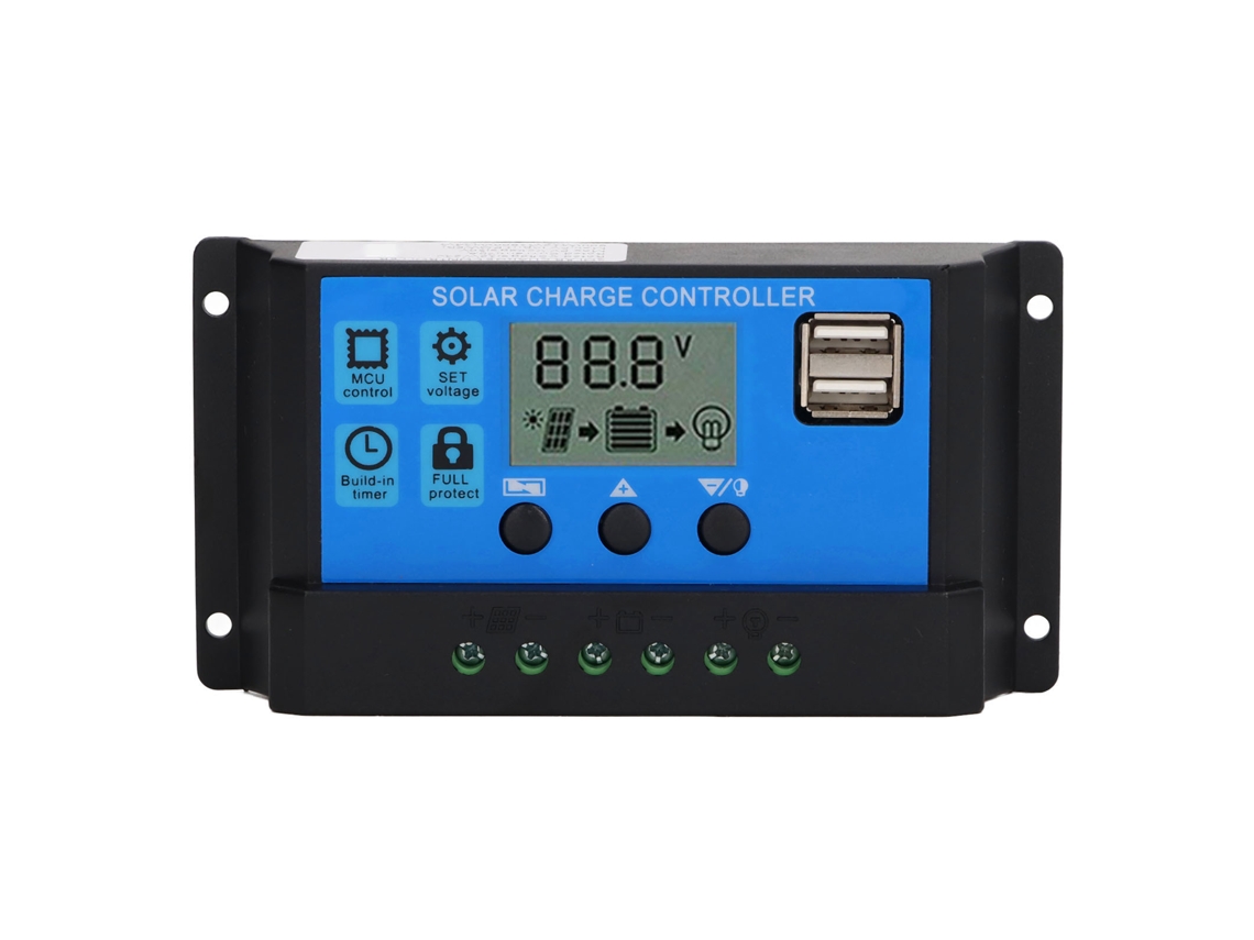 Controlador Solar Mppt Pwm 70a com Display Lcd e Saída Usb S/MARCA