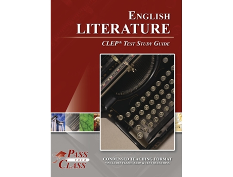 Livro English Literature CLEP Test Study Guide de PassYourClass (Inglês)