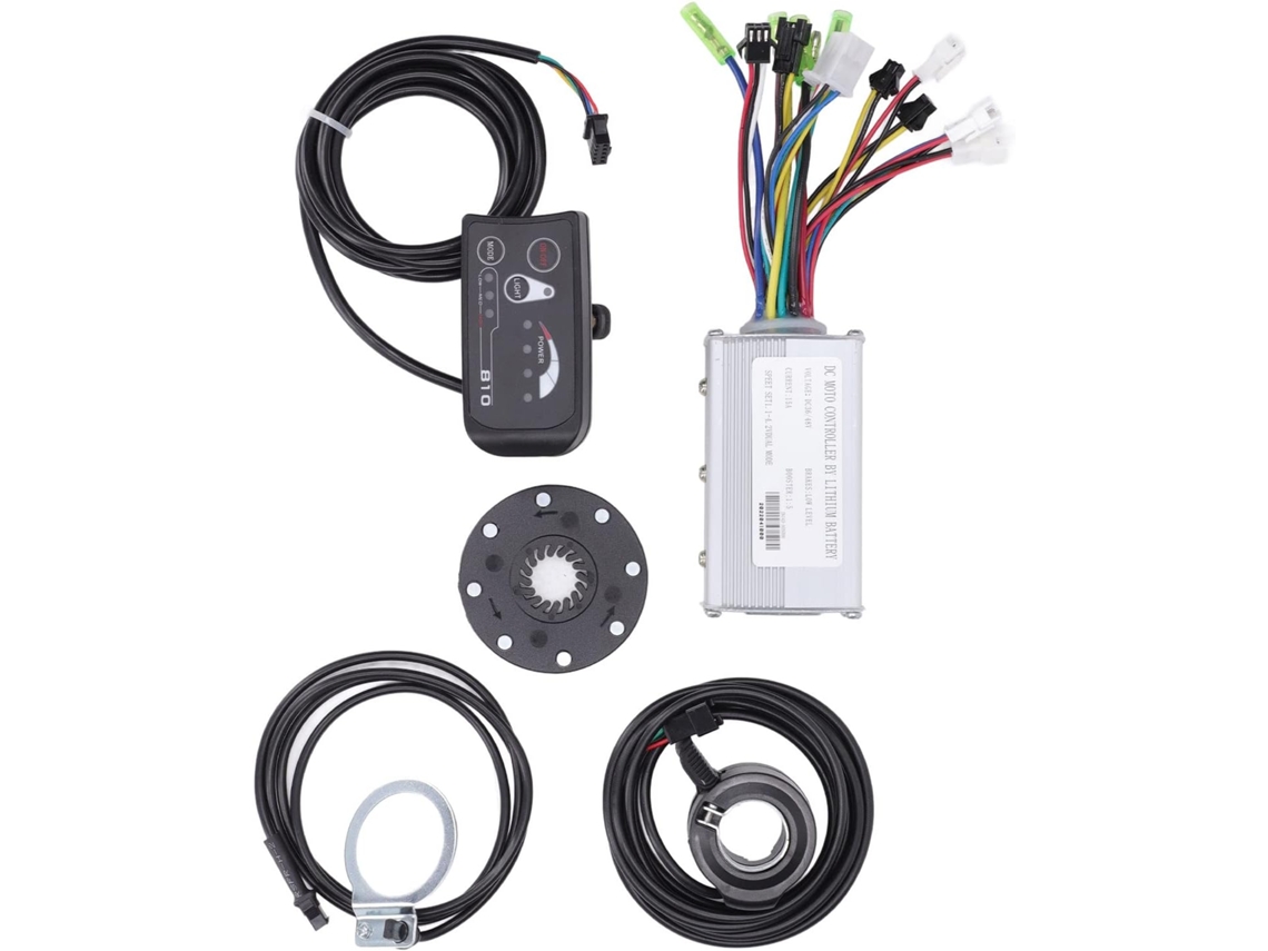 Kit de Conversão SFUSHOS de Controlador de Velocidade para Bicicleta Elétrica 15a com Painel S18