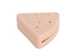 Estojo De Esponja De Maquiagem De Silicone Respirável Triangular Para Viagens