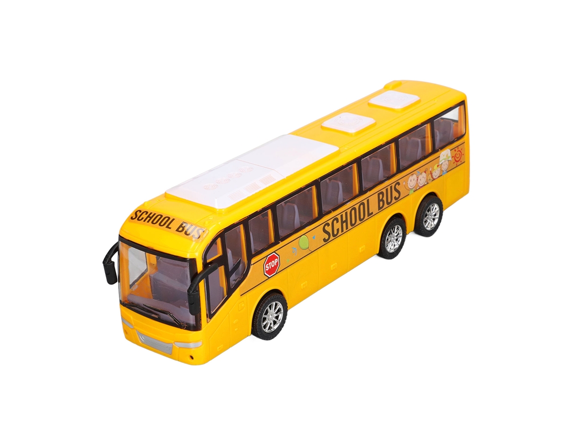 Mali brinquedo de Ônibus Escolar Amarelo Inércia Alta Simulação para Crianças Acima de 3 Anos