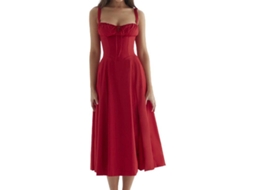 2026 vestido Sundress Sin Mangas Con Estampado Fashion, Cordón Y Encaje para Mujer