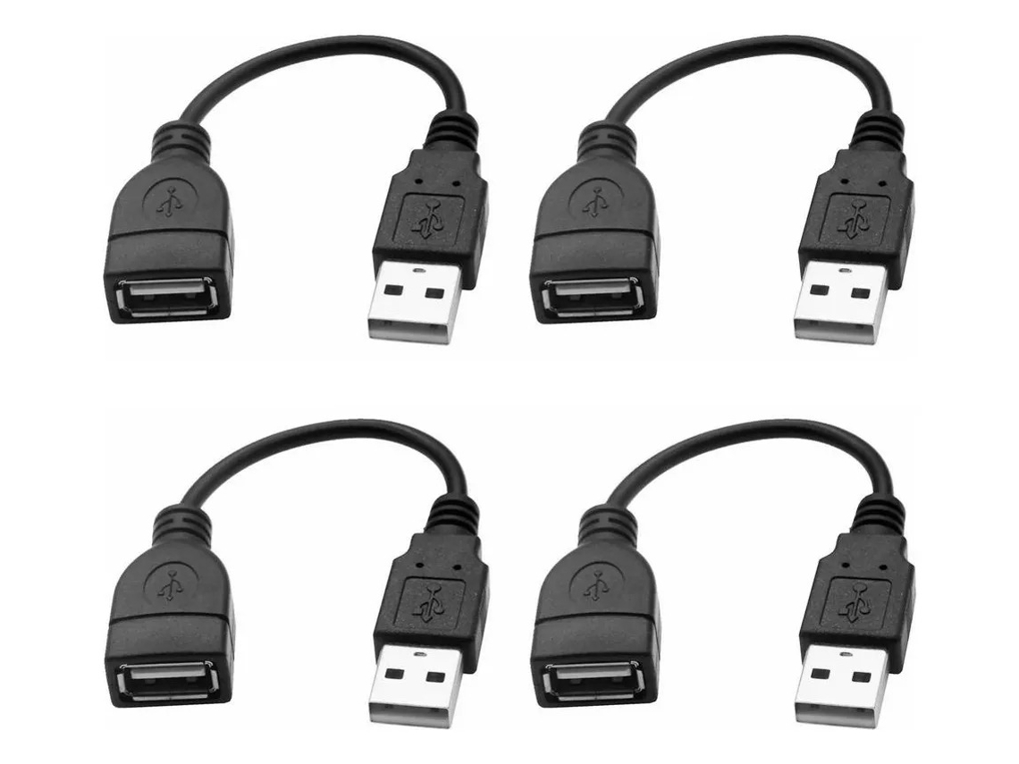4 Peças -, Cabo Usb De Carregamento E Dados, Para Dispositivos Eletrôn