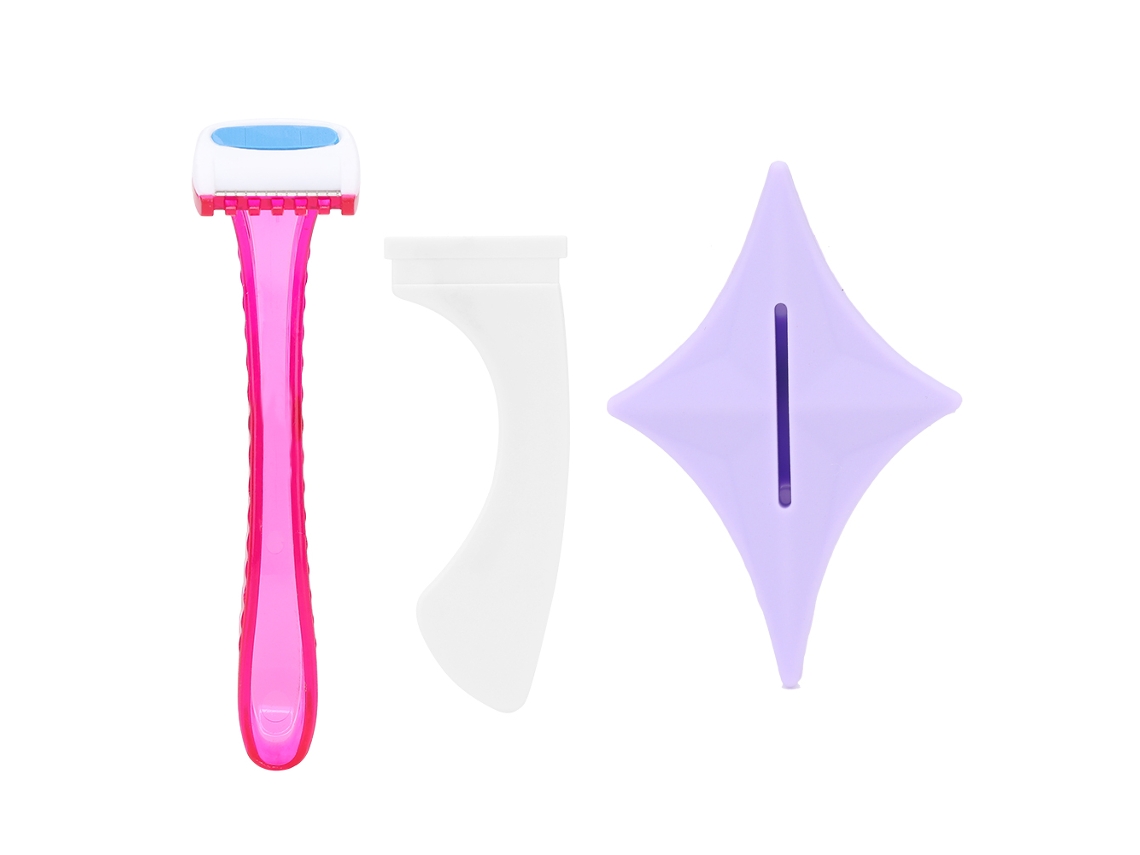 Plantilla De Afeitado Íntimo Bikini Com Razor Estrella