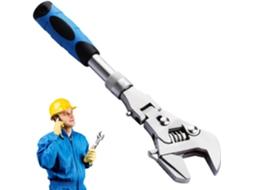 Chave De Catraca Ajustável, De Torque Multifuncional 5 Em 1 (10-12 Polegadas) Para Reparos, De 5 Em 1