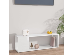 Vidaxl Móvel De Tv 100x24x32 Cm Derivados De Madeira Branco Brilhante
