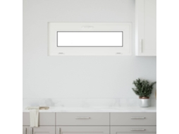 Vidaxl Janela De Porão Risor 110 X 40 Cm Pvc E Vidro Branco