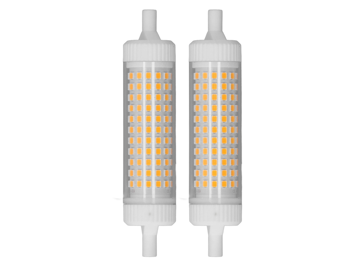 2026 bombilla Led R7s 118mm Regulável 15w 154 Leds Luz de Bombardeio para Lar Publicidade 220v