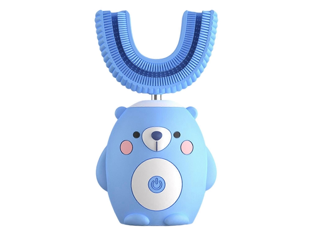 Escova De Dentes Elétrica Infantil De Silicone Com Ponta Em Formato De U, Modelo Papanicolaou Para Treinamento.
