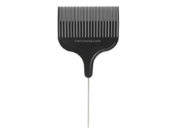 Pente De Tintura De Cabelo Profissional Com Agulha De Aço E Cauda Pontuda Para Secção E Destaques Preto