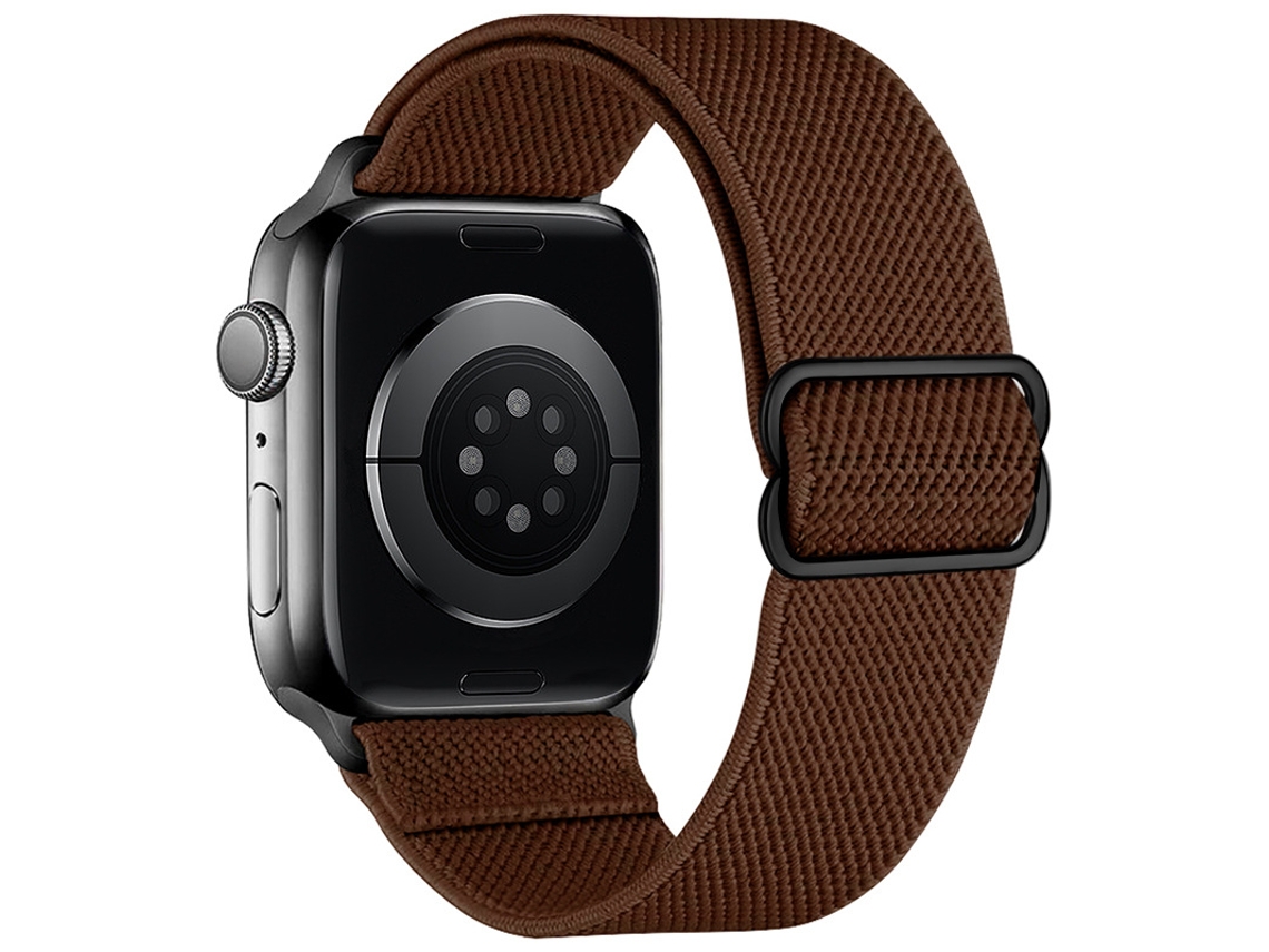 Bracelete Para Apple Watch 42/44/45/46/49mm Marrom Cuich