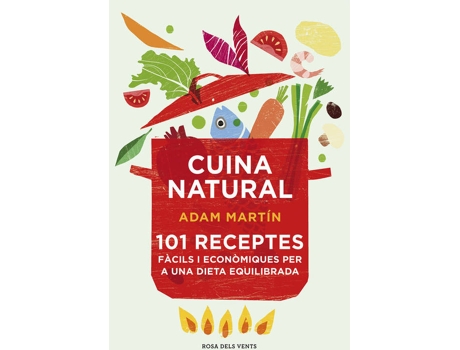 Livro Cuina Natural de Adam Martin (Catalão)