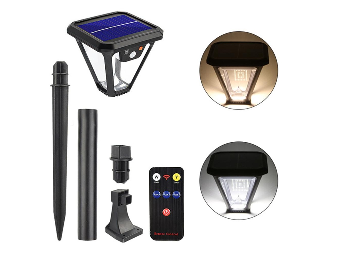 Luz Solar Externa de Parede com Sensor de Movimento 3 Modos Ip65 | S/MARCA