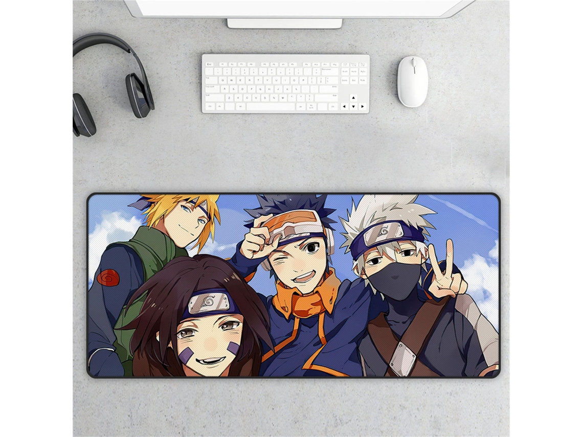 Mousepad À Prova Dágua, Resistente A Manchas E Lavável Com Tema De Anime, Liso, Para Escritório, Jogos E Casa, 80x30cm/31x12 Polegadas. Brilvibera