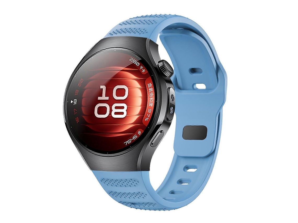 Pulseira De Silicone Com Textura De Bolinhas E Fecho Invertido