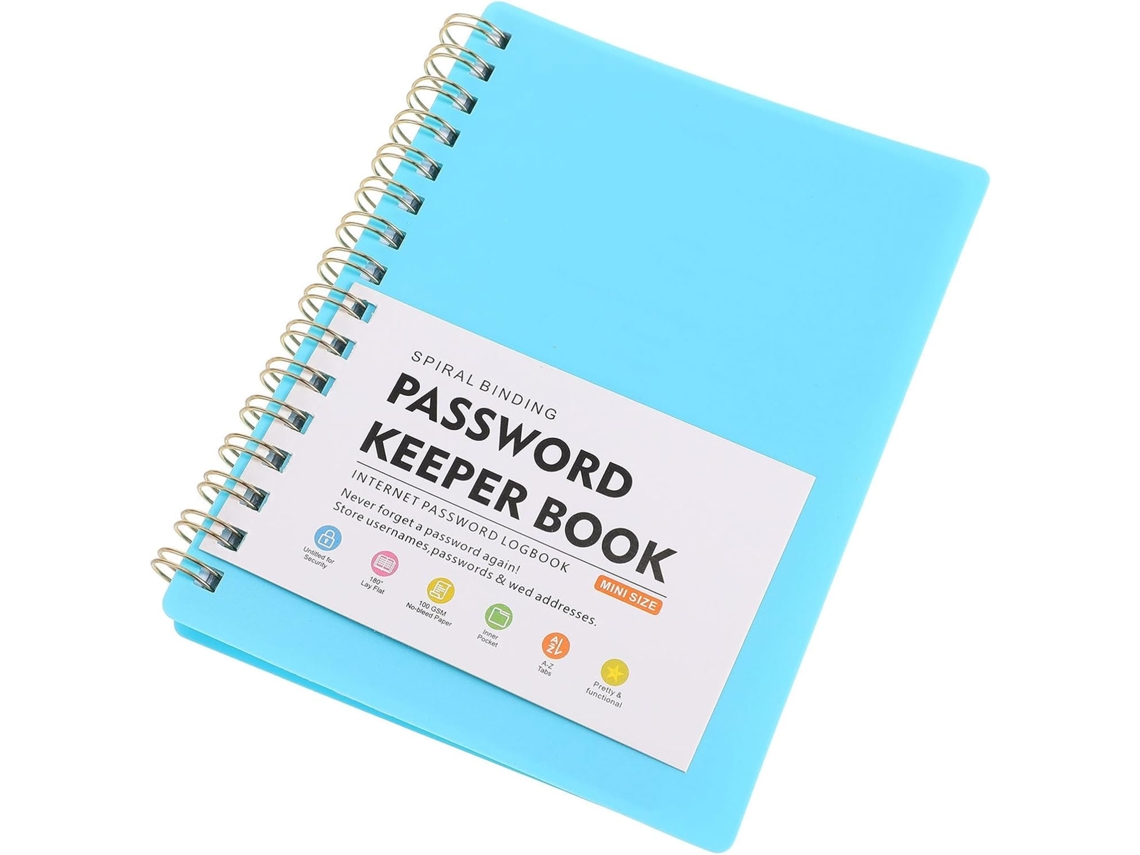 Carnet Mots De Passe À Onglets Alfabéticos Organizador Em Espiral Para Gerenciamento De De Et Notes
