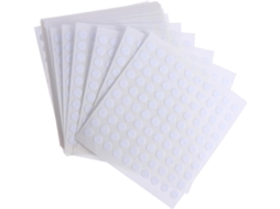 Adesivos Redondos Em Papel Adesivo, 20 Folhas Tons Claros.