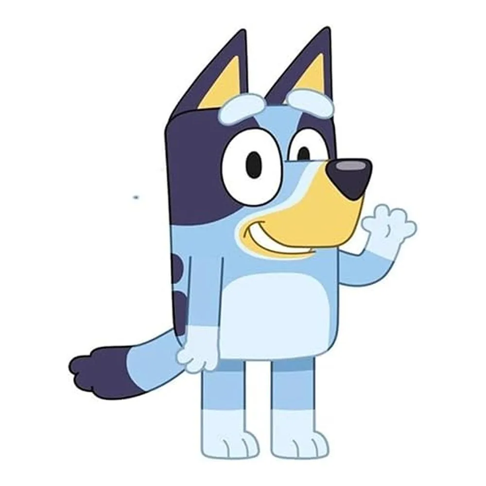 Cojín 3d Bluey Blanco Cuadrado 11956 Last Levelp25