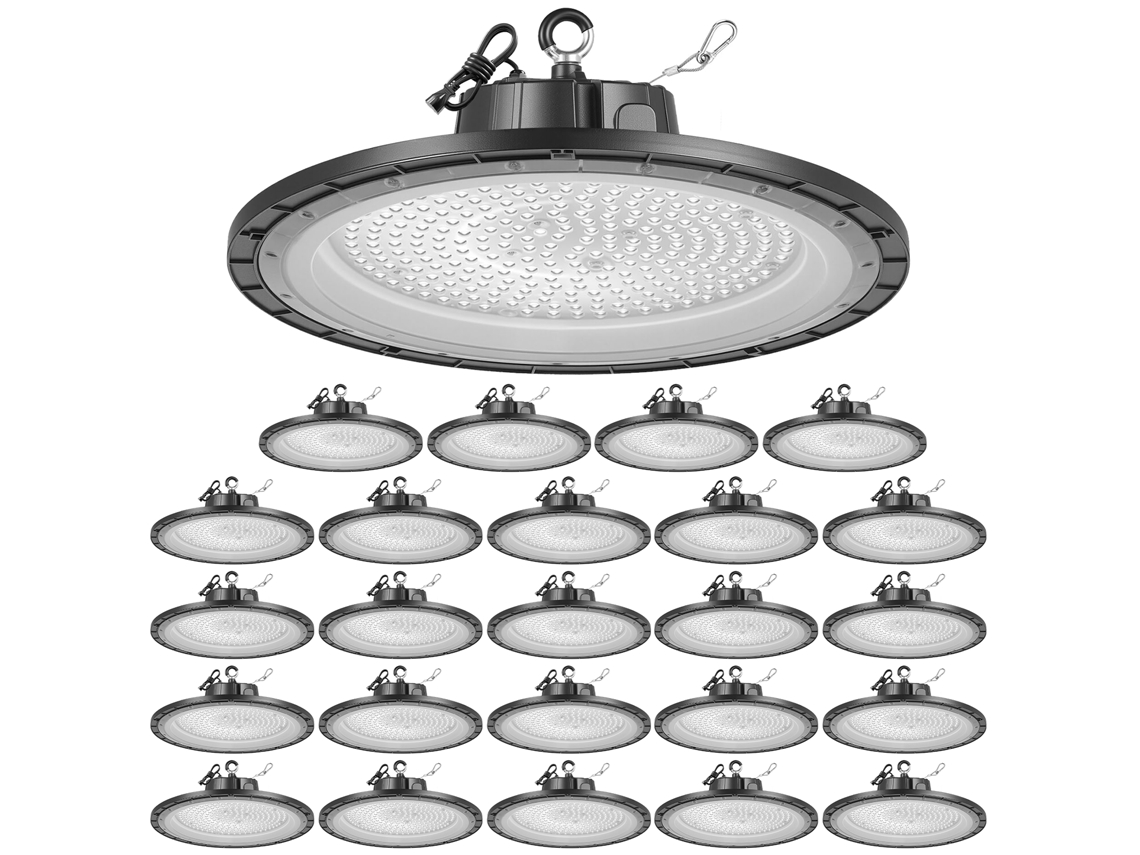 Luminária Led Industrial De Grande Altura 20 Unidades 5000 K 150 W 21000 Lm Led Vevor